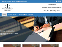 Tablet Screenshot of paolognocchilaw.com